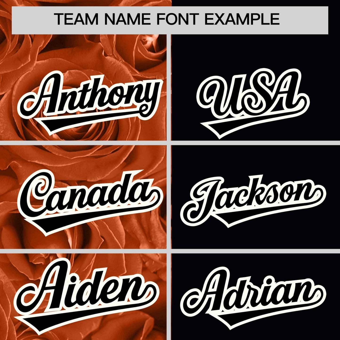 Custom Texas Orange Black Split Rose Print Authentic Baseball Jersey Limited