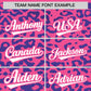 Custom Pink Royal Leopard Print Pattern Authentic Baseball Jersey Limited