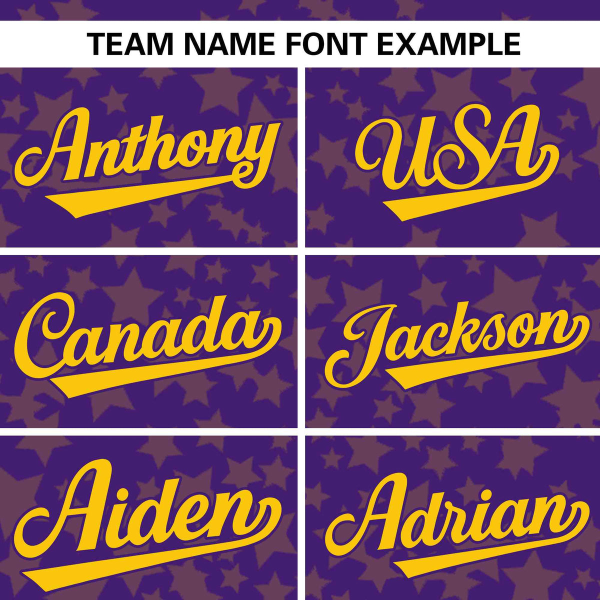 Custom Purple Gold Personalized Star Graffiti Pattern Authentic Baseball Jersey Limited