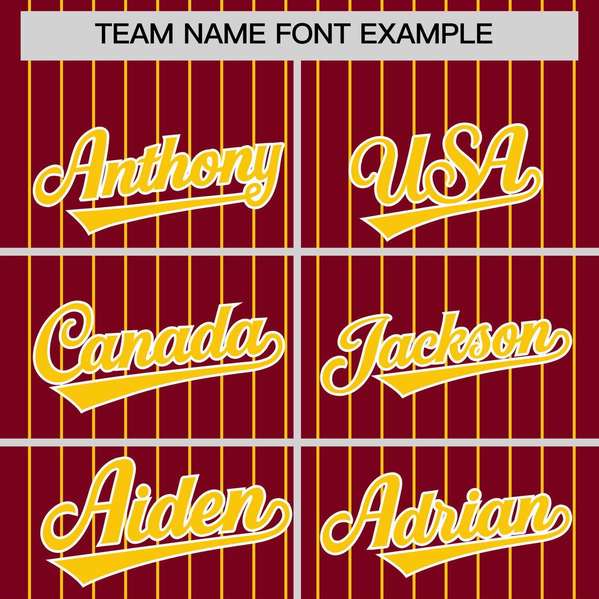 Custom Crimson Gold Pinstripe Personalized Two-Tone Authentic Baseball Jersey Limited