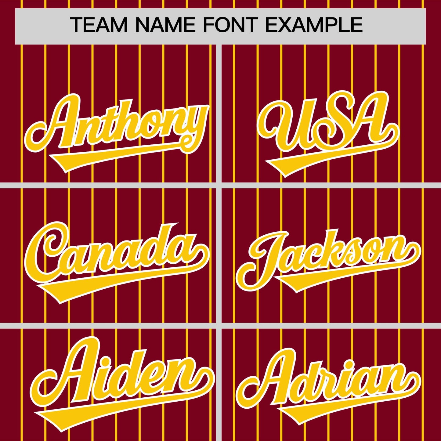 Custom Crimson Gold Pinstripe Personalized Two-Tone Authentic Baseball Jersey Limited