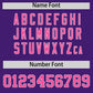 Custom Pink Purple Pinstripe Personalized Two-Tone Authentic Baseball Jersey Limited