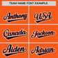 Custom Orange Navy Personalized Color Block Authentic Baseball Jersey Limited
