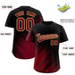 Custom Black Crimson Diagonal Stripe Personalized Gradient Fashion Baseball Jersey Limited