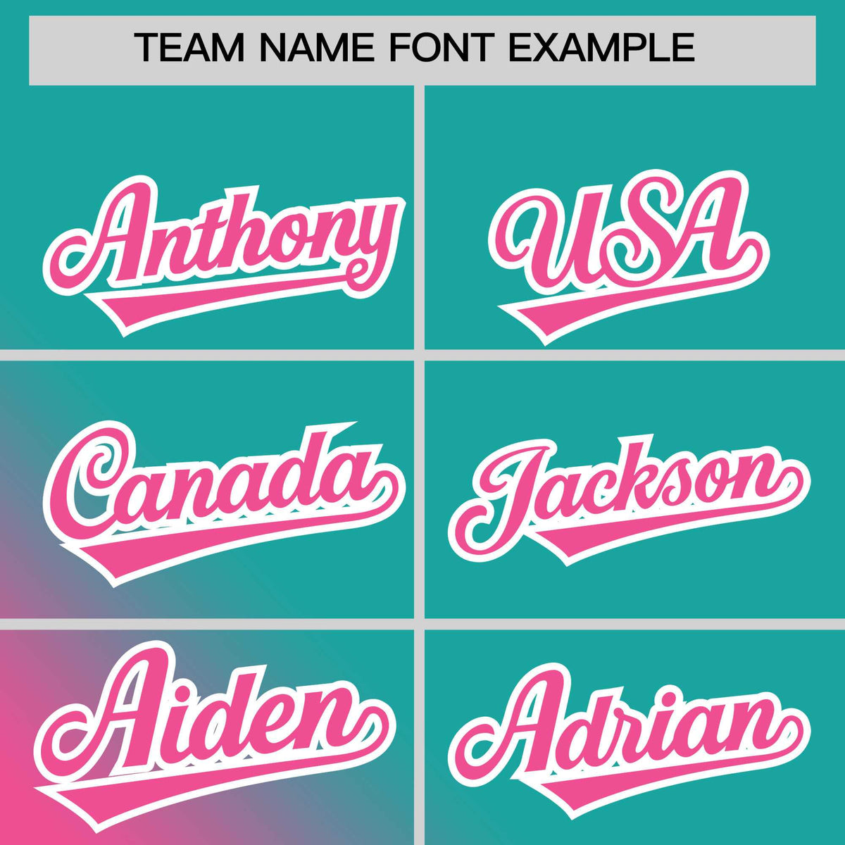 Custom Aqua Pink Diagonal Stripe Personalized Gradient Fashion Baseball Jersey Limited