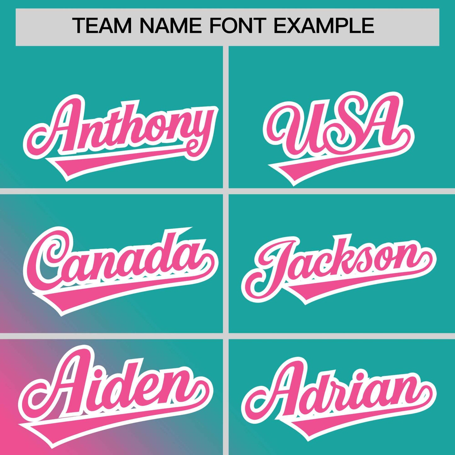 Custom Aqua Pink Diagonal Stripe Personalized Gradient Fashion Baseball Jersey Limited