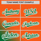 Custom Orange Kelly Green Diagonal Stripe Personalized Gradient Fashion Baseball Jersey Limited