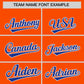 Custom Orange Royal Personalized Classic Authentic Baseball Jersey Limited