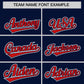 Custom Navy Red Personalized Edge Color Block Authentic Baseball Jersey Limited