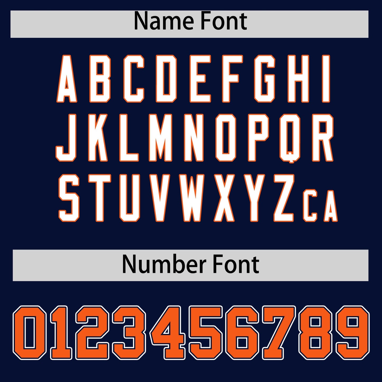 Custom Navy Orange Personalized Edge Color Block Authentic Baseball Jersey Limited