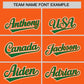 Custom Orange Kelly Green Personalized Edge Color Block Authentic Baseball Jersey Limited