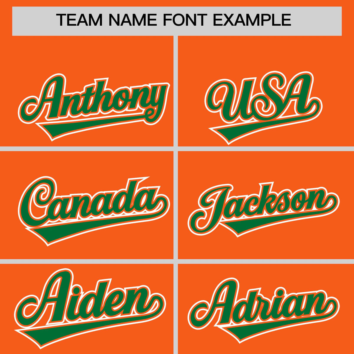 Custom Orange Kelly Green Personalized Edge Color Block Authentic Baseball Jersey Limited