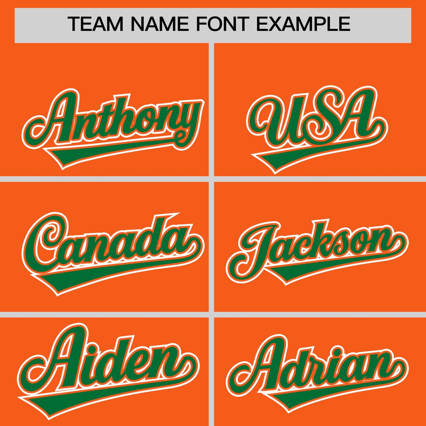 Custom Orange Kelly Green Personalized Edge Color Block Authentic Baseball Jersey Limited