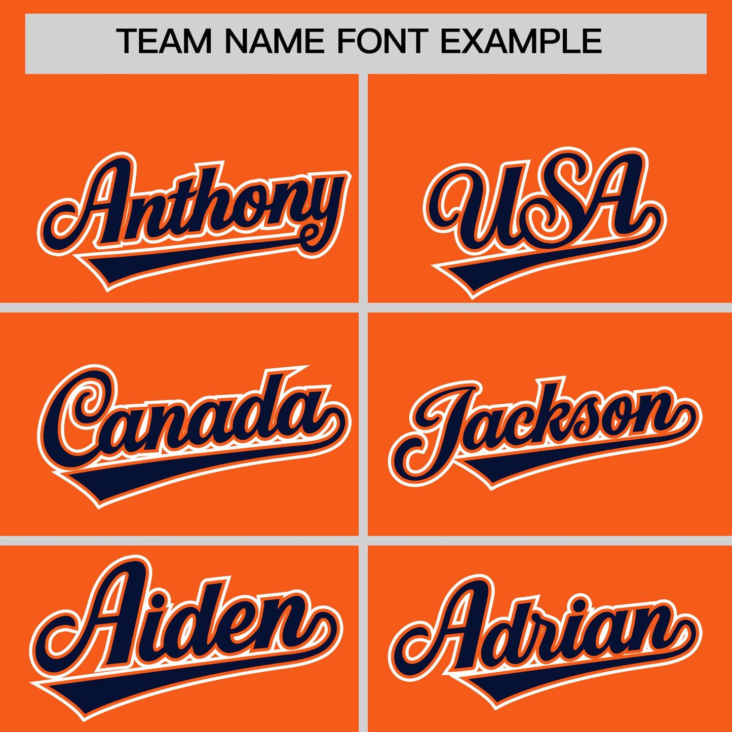 Custom Orange Navy Personalized Edge Color Block Authentic Baseball Jersey Limited