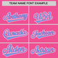 Custom Pink Light Blue Personalized Edge Color Block Authentic Baseball Jersey Limited