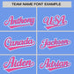 Custom Light Blue Pink Personalized Edge Color Block Authentic Baseball Jersey Limited