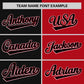 Custom Black Red Two Tone Striped Fashion Authentic Baseball Jersey Limited