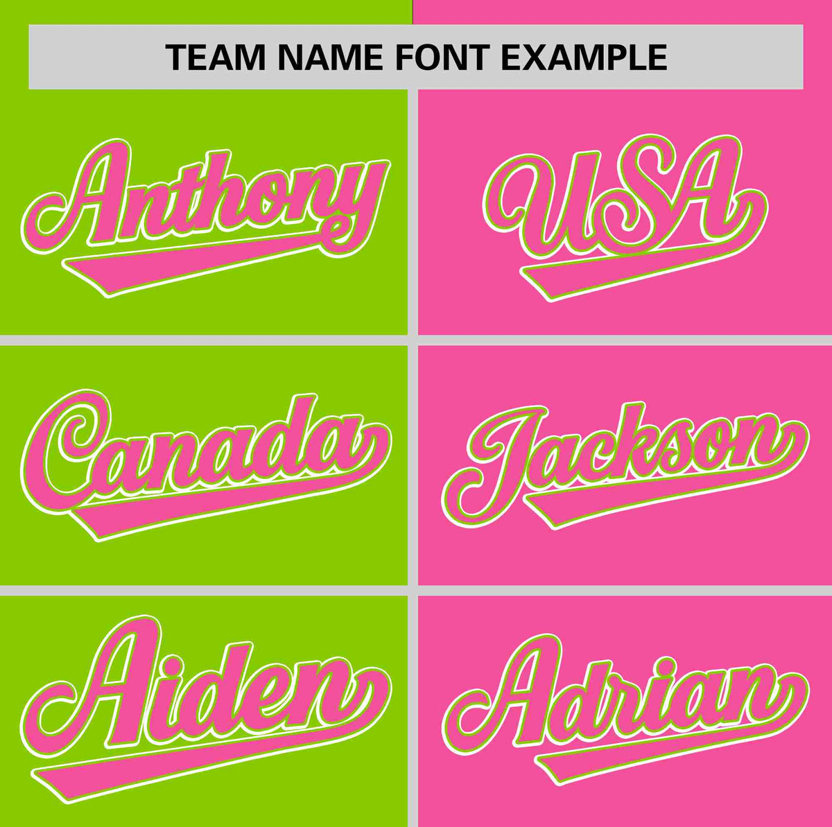 Custom Neon Green Pink Two Tone Striped Fashion Authentic Baseball Jersey Limited