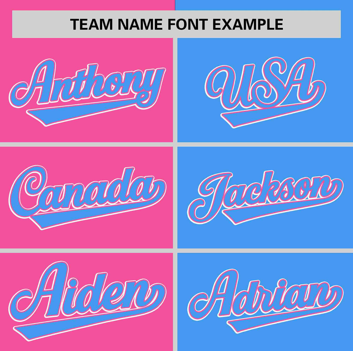 Custom Pink Powder Blue Two Tone Striped Fashion Authentic Baseball Jersey Limited