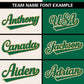 Custom Cream Kelly Green Stripe-Solid Combo Fashion Authentic Baseball Jersey Limited