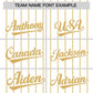 Custom White Old Gold Pinstripe Personalized Two-Tone Authentic Baseball Jersey Limited