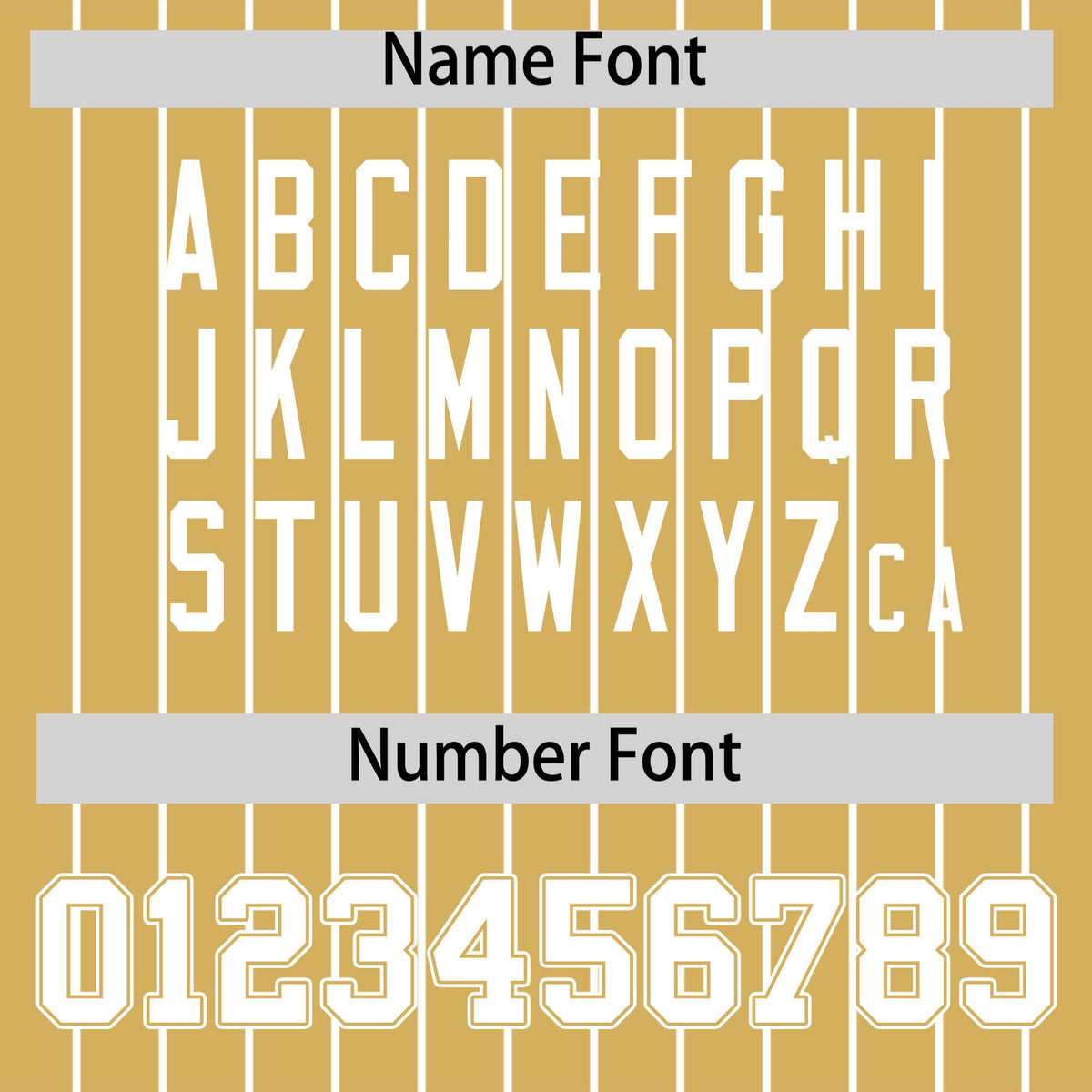 Custom White Old Gold Pinstripe Personalized Two-Tone Authentic Baseball Jersey Limited