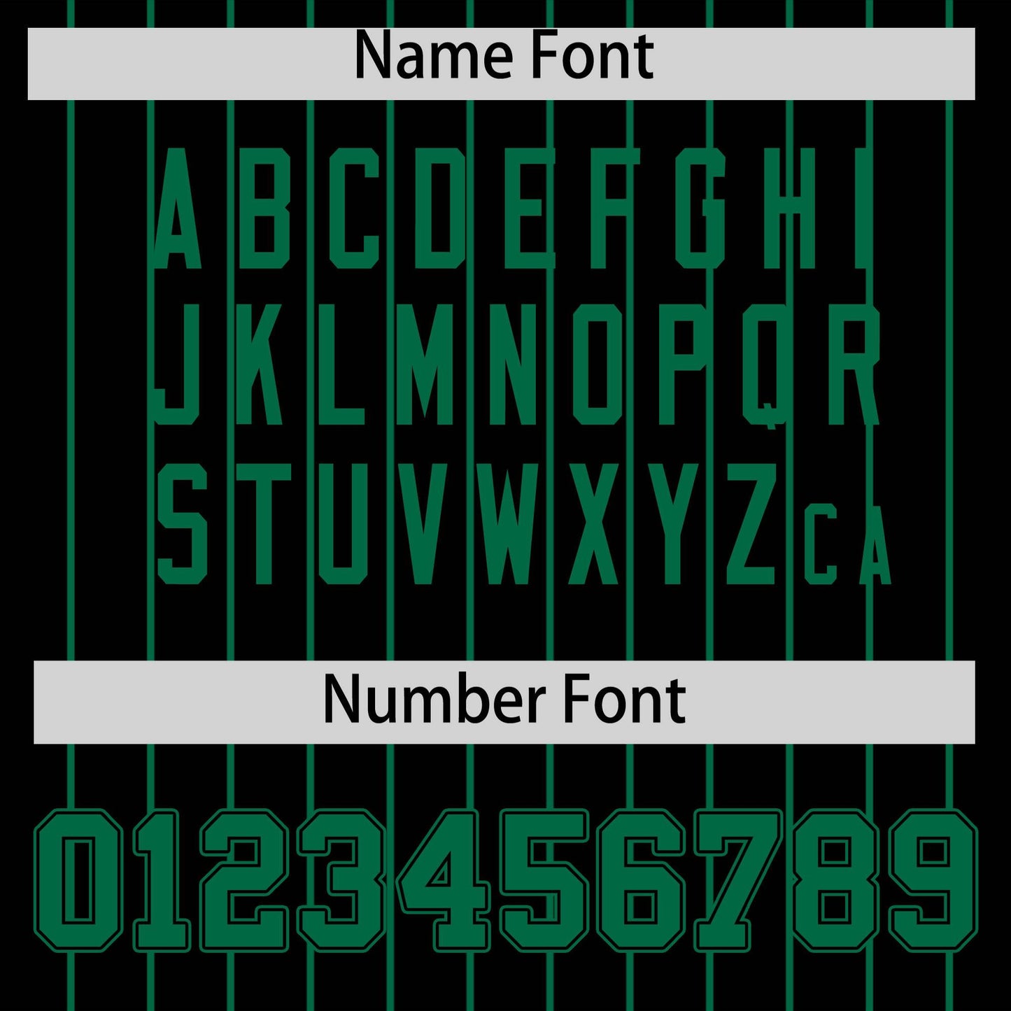 Custom Kelly Green Black Pinstripe Personalized Two-Tone Authentic Baseball Jersey Limited