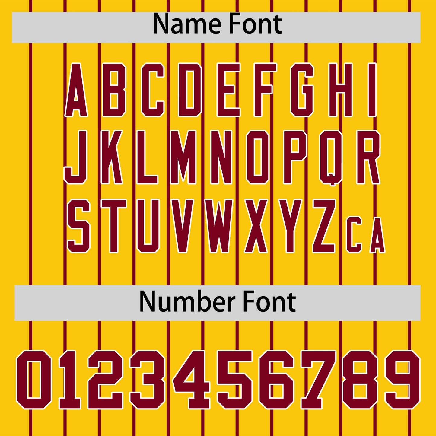 Custom Crimson Gold Pinstripe Personalized Two-Tone Authentic Baseball Jersey Limited