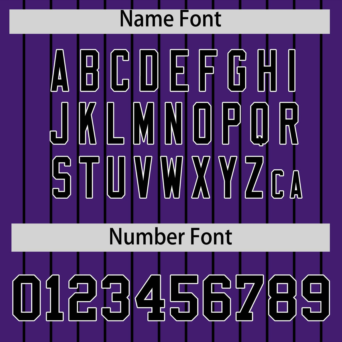 Custom Black Purple Pinstripe Personalized Two-Tone Authentic Baseball Jersey Limited