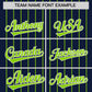Custom Navy Neon Green Pinstripe Personalized Two-Tone Authentic Baseball Jersey Limited