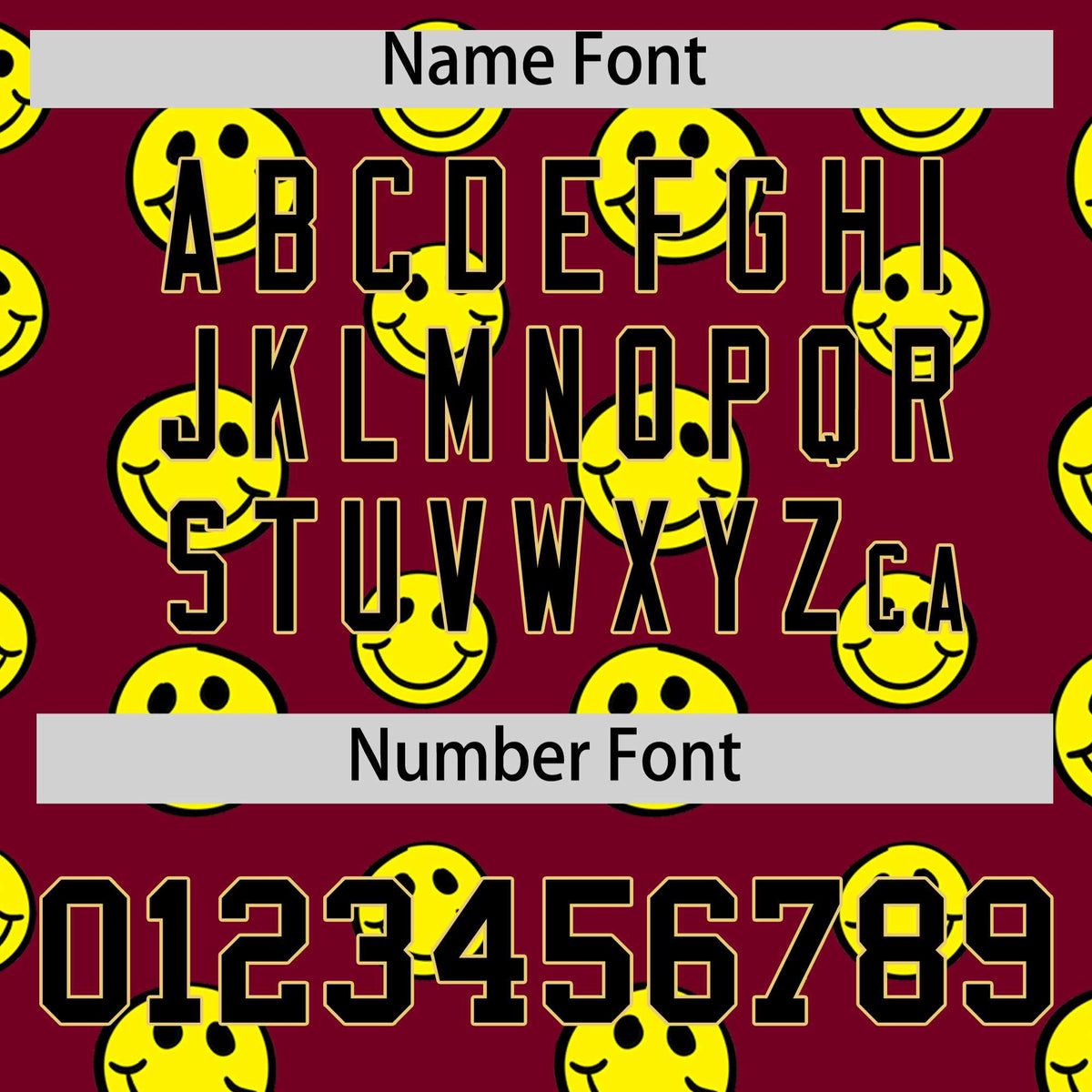 Custom Khaki Crimson Graffiti Gradient Pattern Authentic Smile Baseball Jersey Limited