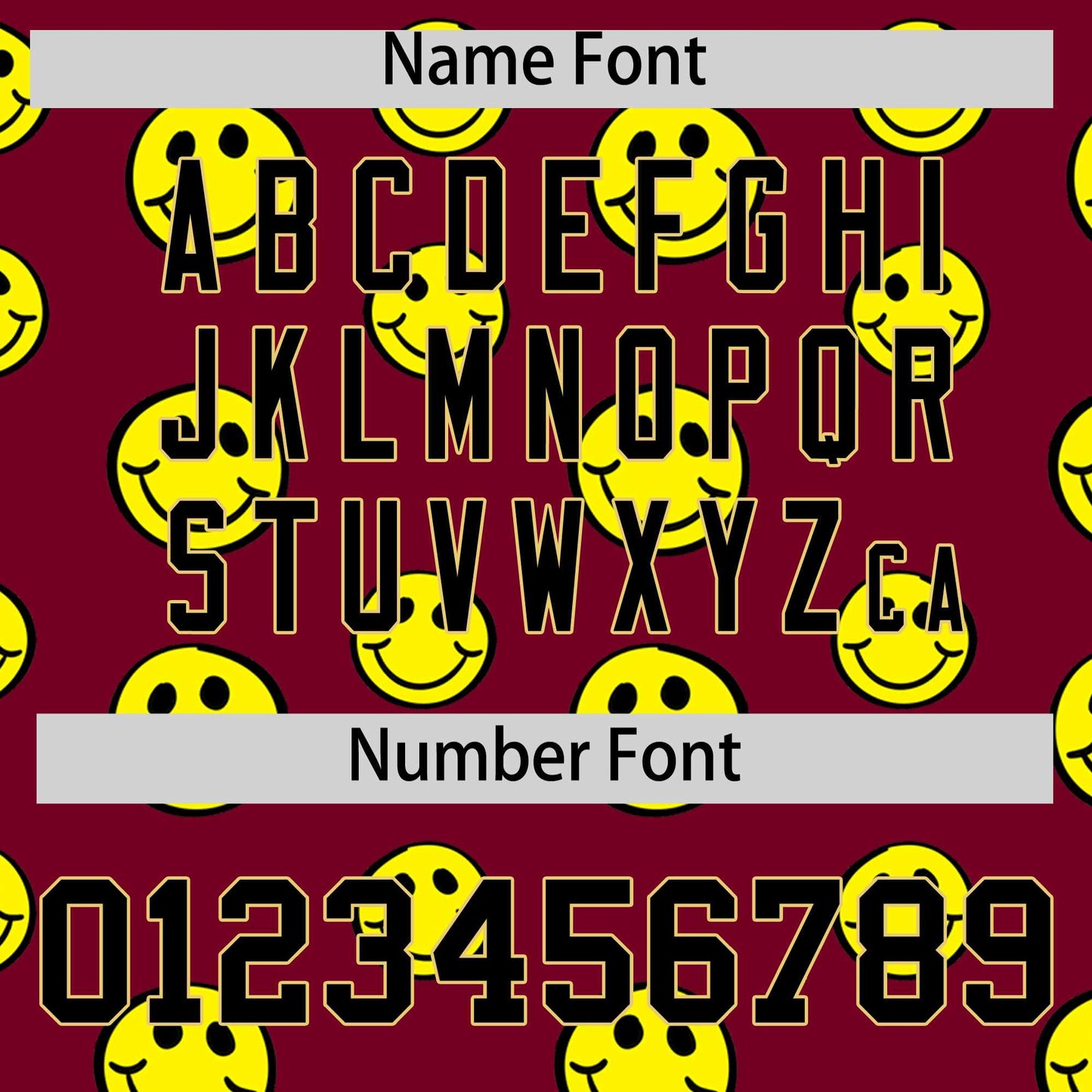 Custom Khaki Crimson Graffiti Gradient Pattern Authentic Smile Baseball Jersey Limited