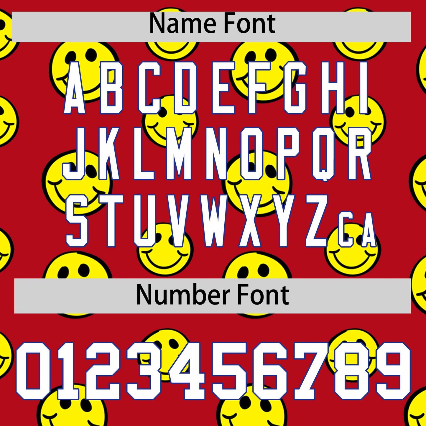 Custom Royal Red Graffiti Gradient Pattern Authentic Smile Baseball Jersey Limited