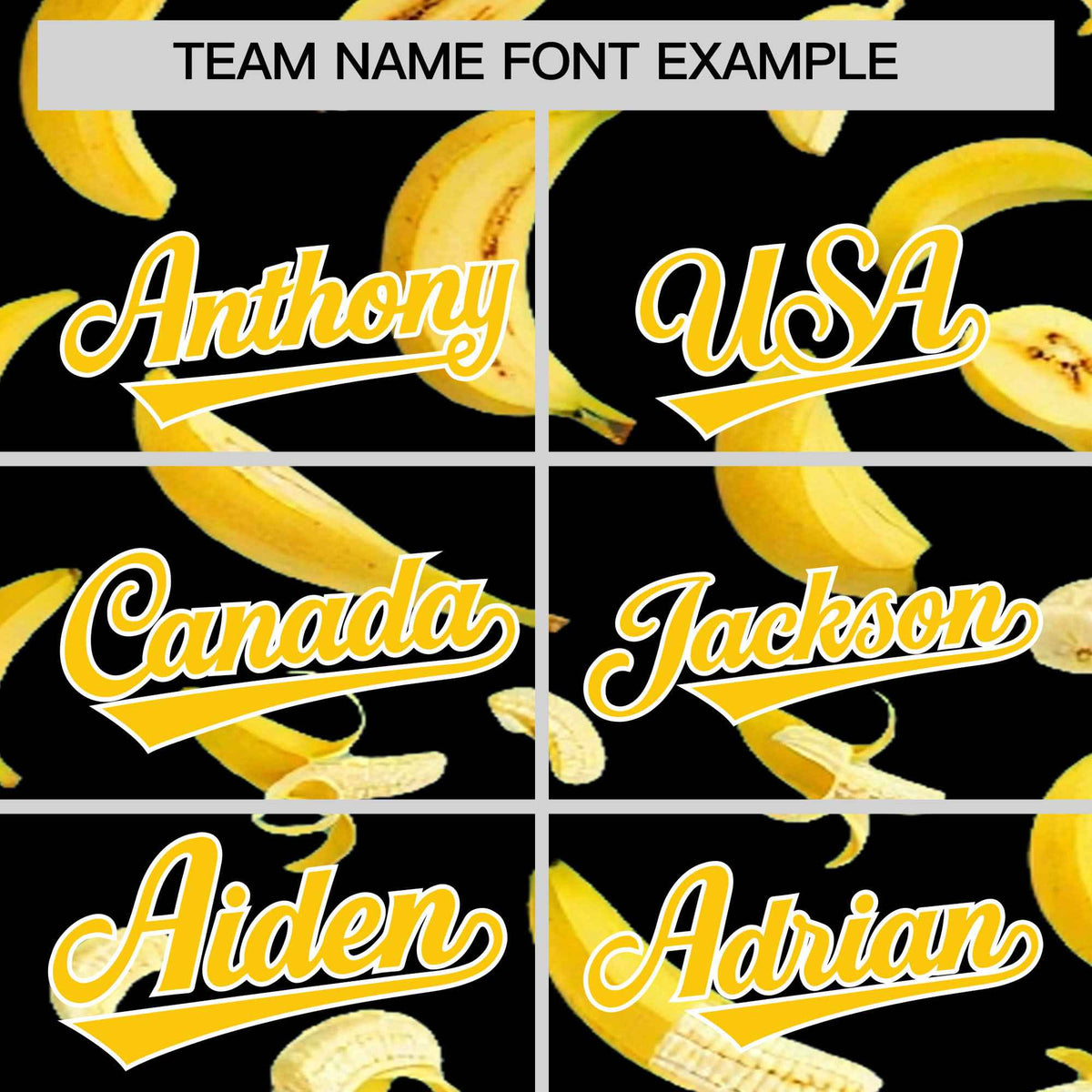 Custom Black Banana Graffiti Pattern Fashion Authentic Baseball Jersey Limited