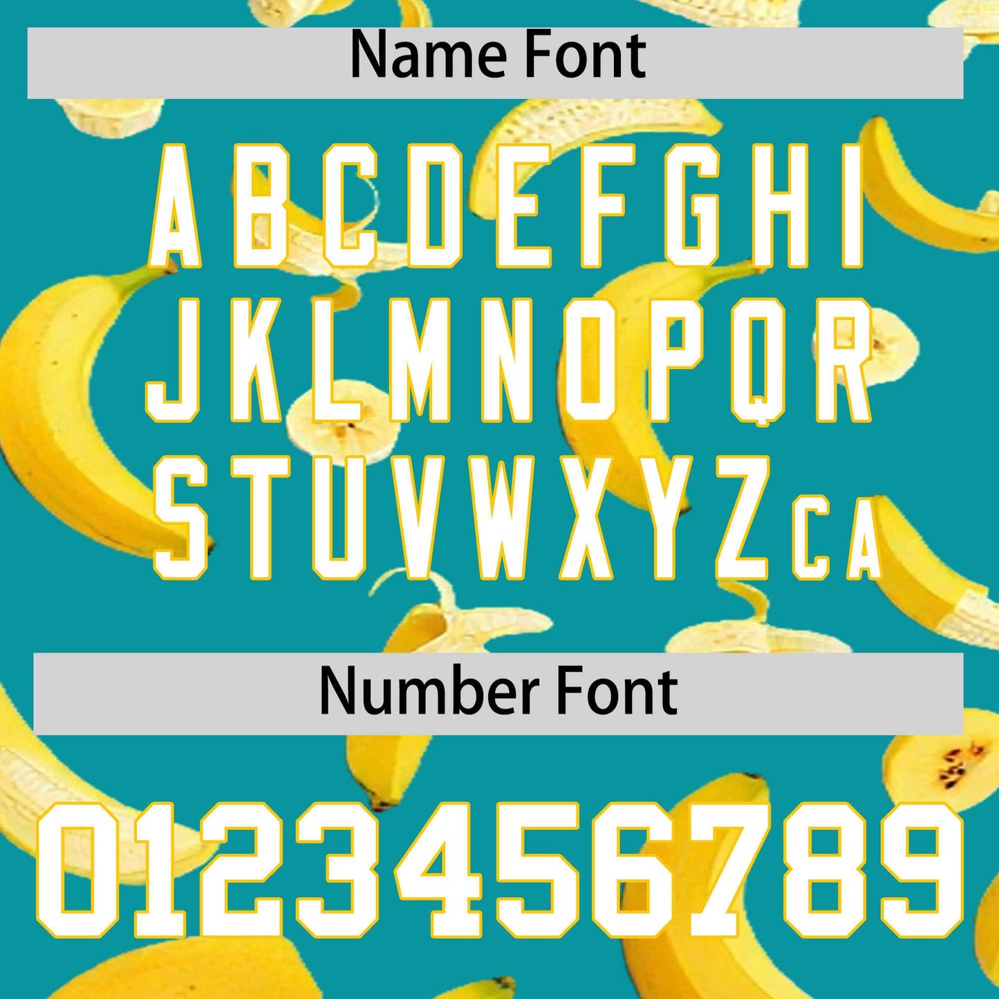 Custom Aqua Banana Graffiti Pattern Fashion Authentic Baseball Jersey Limited