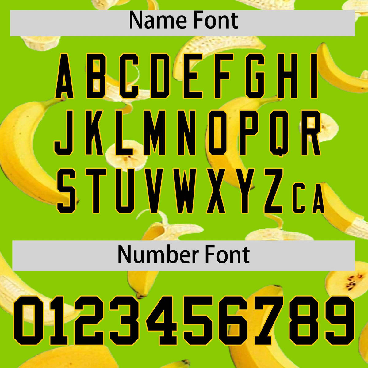 Custom Neon Green Banana Graffiti Pattern Fashion Authentic Baseball Jersey Limited