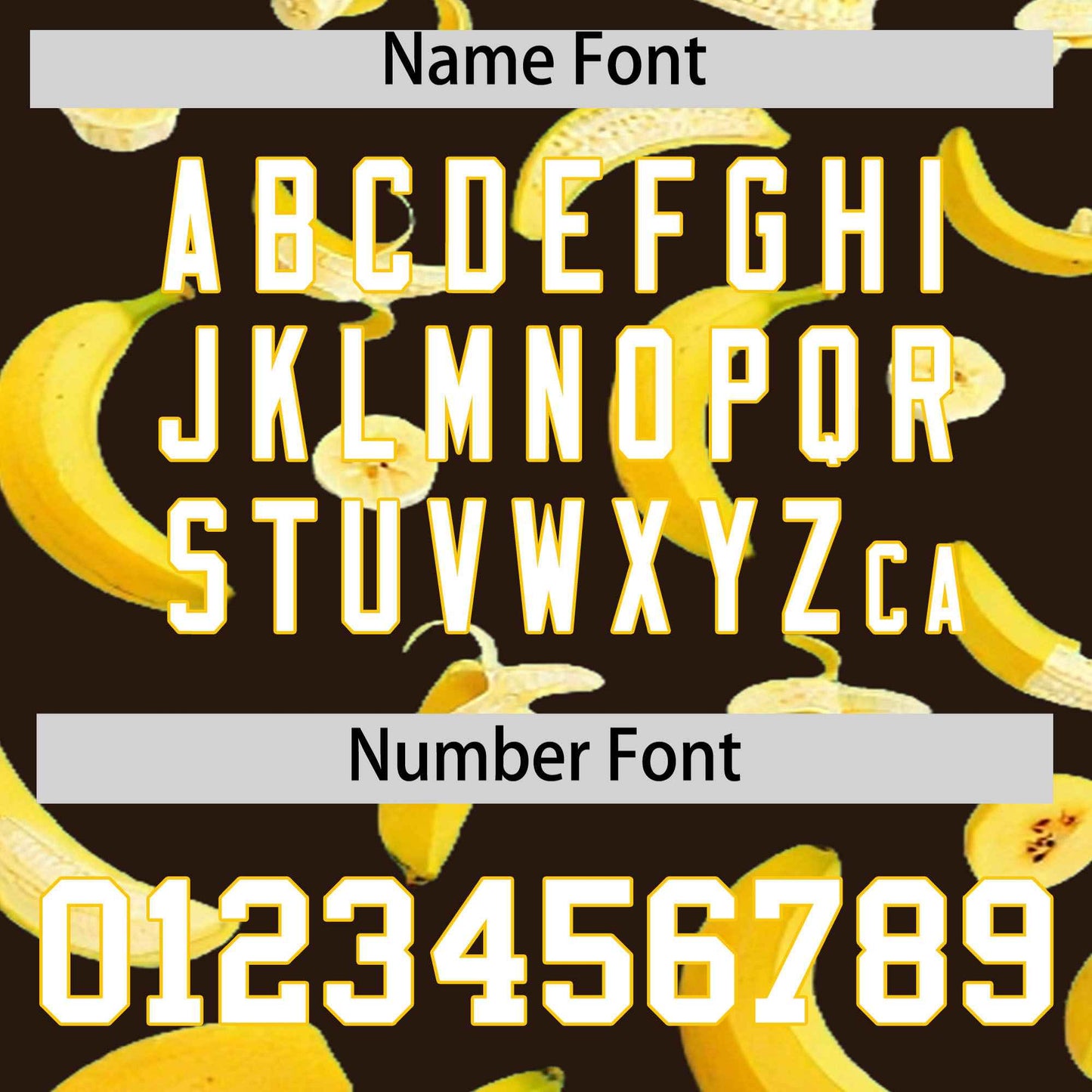 Custom Brown Banana Graffiti Pattern Fashion Authentic Baseball Jersey Limited