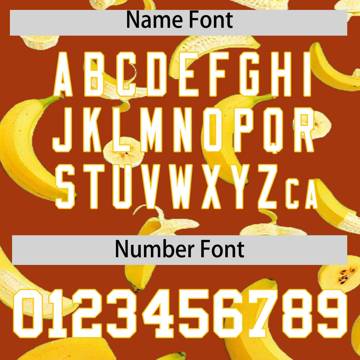 Custom Dark Orange Banana Graffiti Pattern Fashion Authentic Baseball Jersey Limited