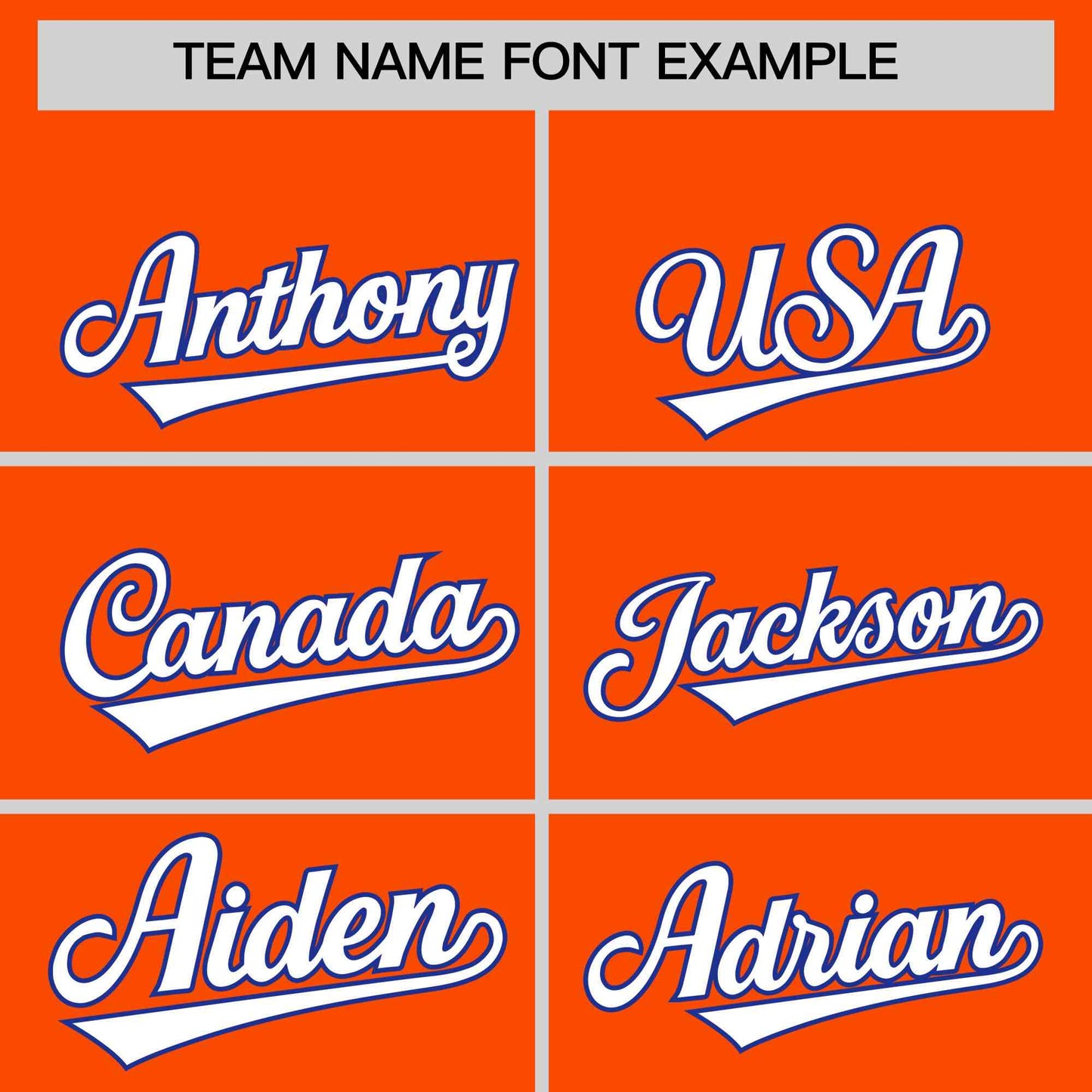 Custom Orange Royal Blue Star Pattern Thick Stripes Baseball Jersey Limited