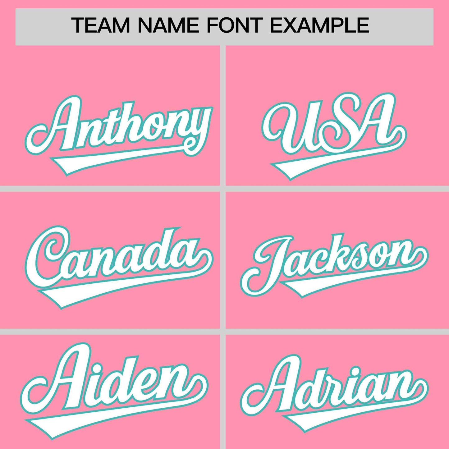 Custom Light Pink Teal Star Pattern Thick Stripes Baseball Jersey Limited