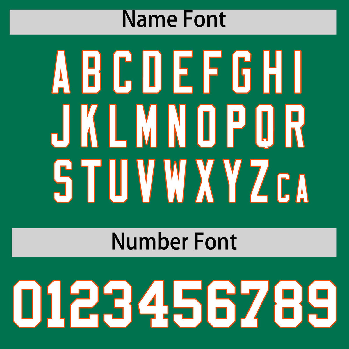 Custom Kelly Green Orange Star Pattern Thick Stripes Baseball Jersey Limited