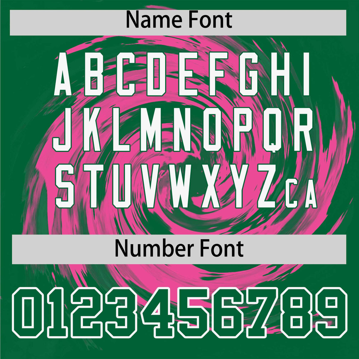 Custom Pink Kelly Green Swirl Graffiti Pattern Authentic Baseball Jersey Limited