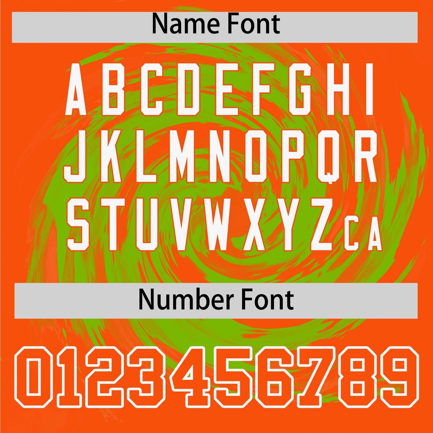 Custom Neon Green Orange Swirl Graffiti Pattern Authentic Baseball Jersey Limited