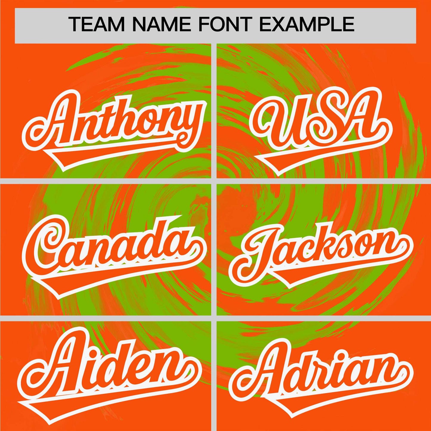 Custom Neon Green Orange Swirl Graffiti Pattern Authentic Baseball Jersey Limited