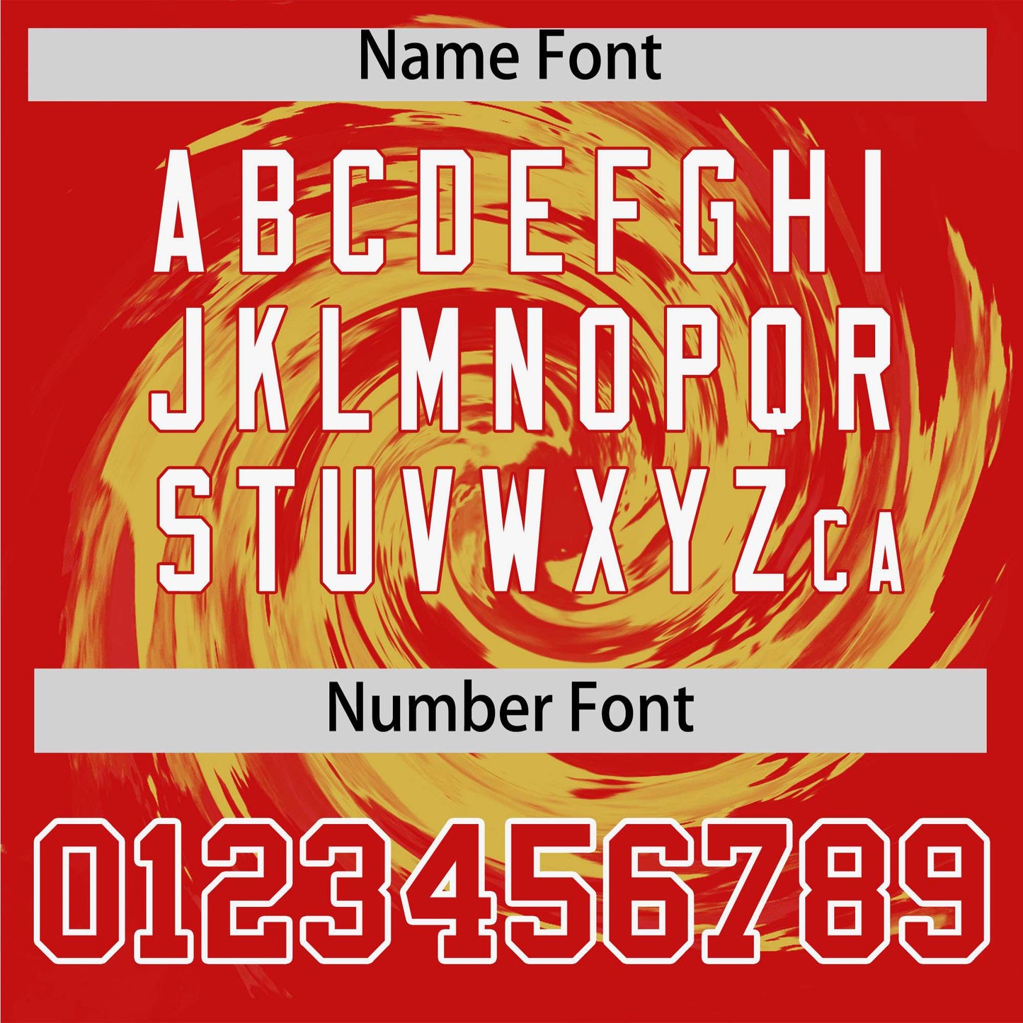 Custom Old Gold Red Swirl Graffiti Pattern Authentic Baseball Jersey Limited