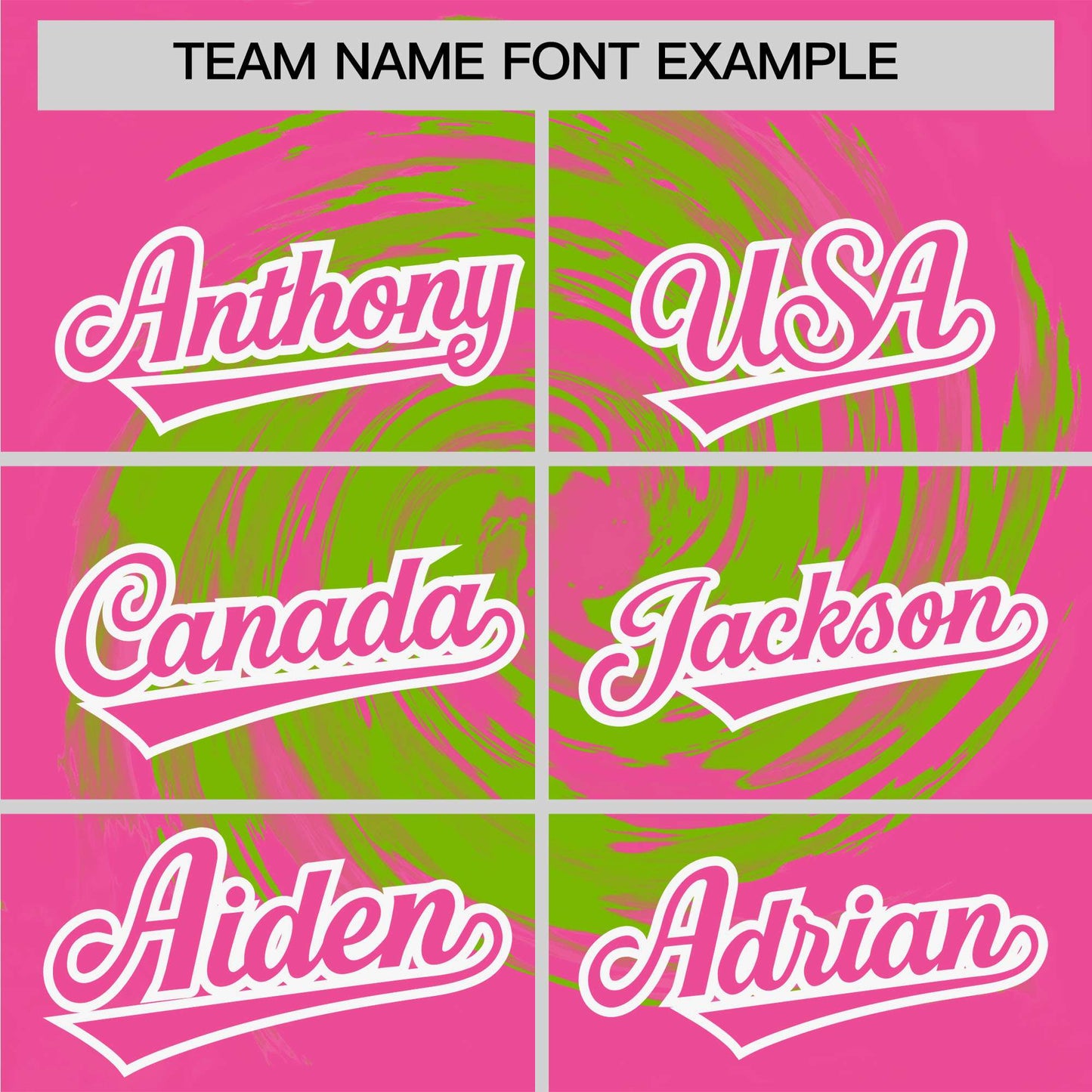 Custom Neon Green Pink Swirl Graffiti Pattern Authentic Baseball Jersey Limited