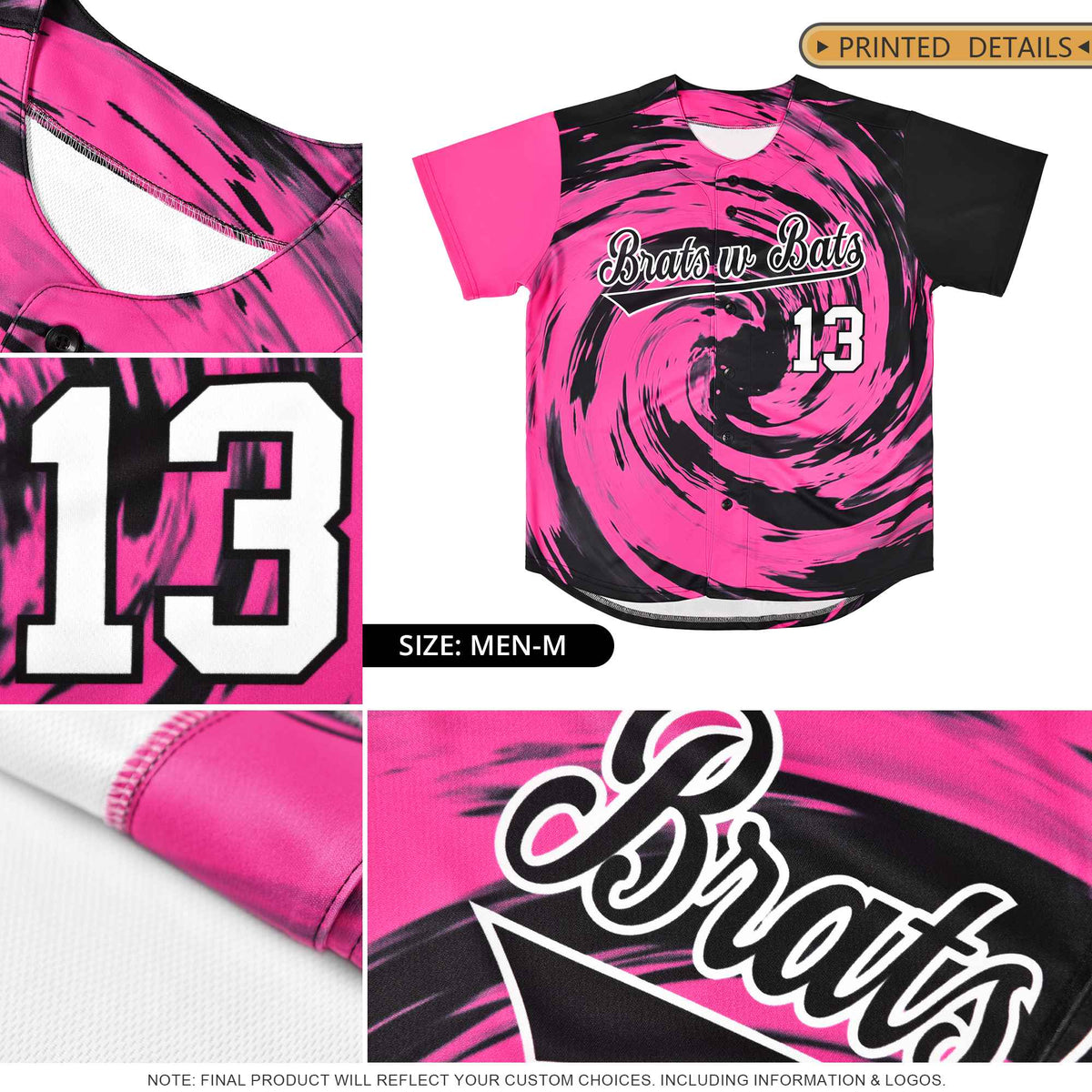 Custom Green Sky Blue Swirl Graffiti Pattern Authentic Baseball Jersey Limited