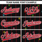 Custom Black Red Stripe Fashion Personalized Star Pattern Authentic Baseball Jersey Limited
