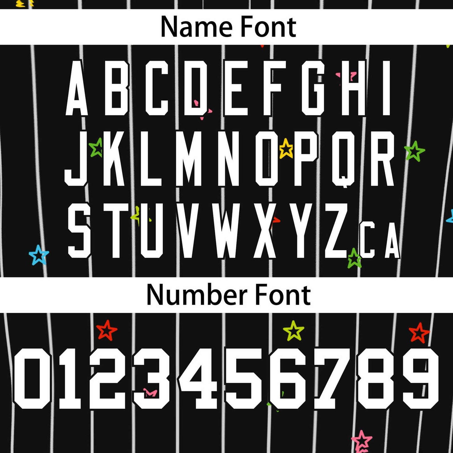 Custom Black White Stripe Fashion Personalized Star Pattern Authentic Baseball Jersey Limited