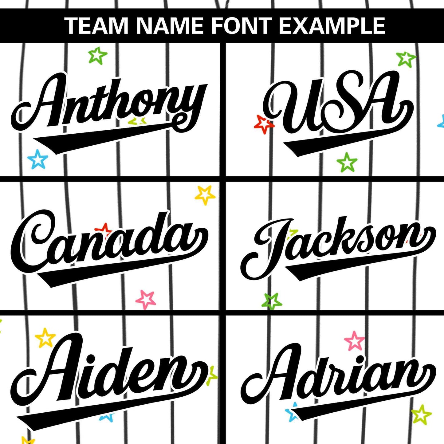 Custom White Black Stripe Fashion Personalized Star Pattern Authentic Baseball Jersey Limited